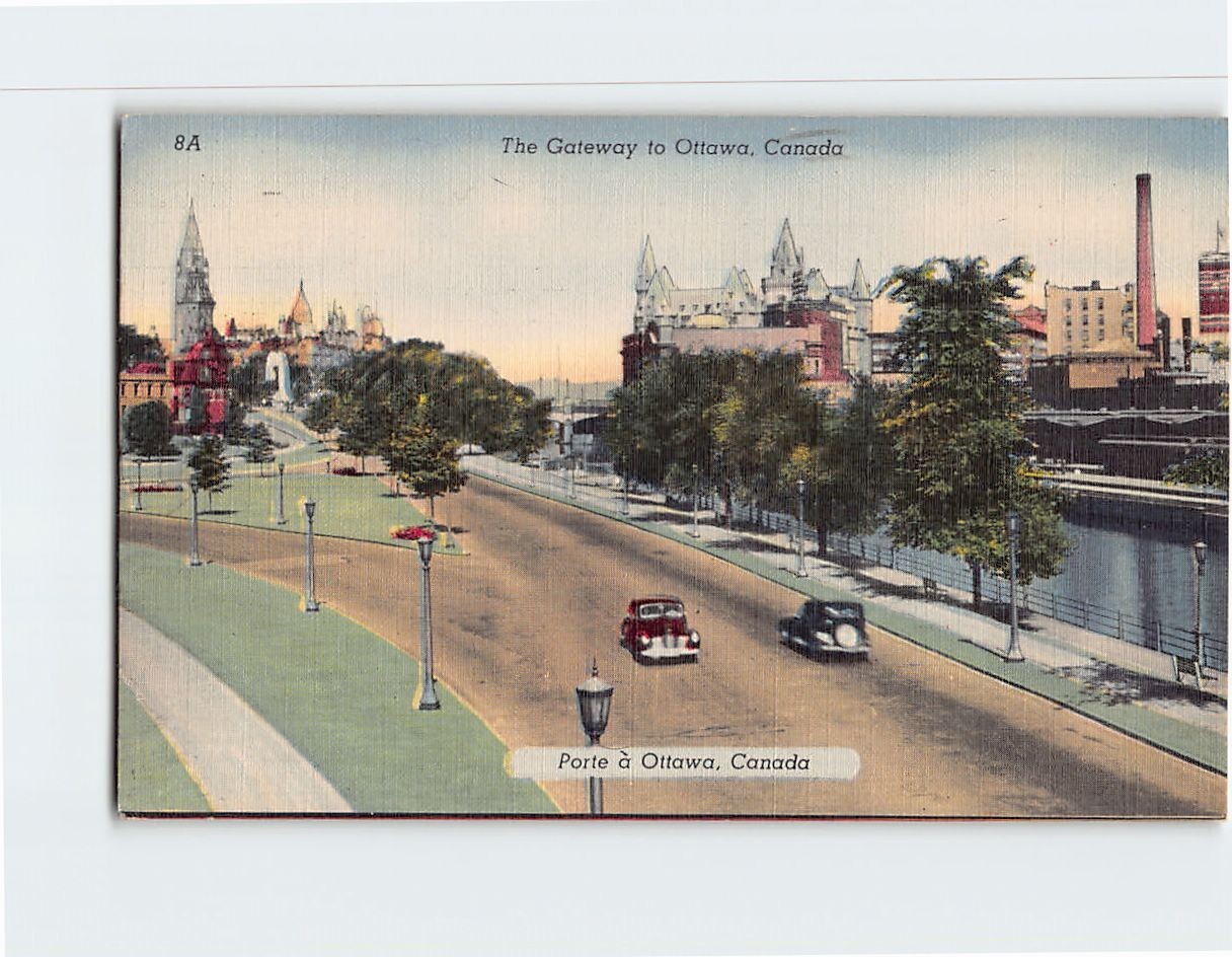 Postcard Gateway to Ottawa Canada