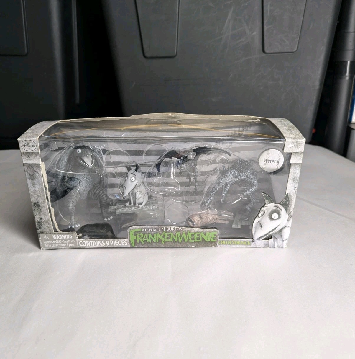  Frankenweenie Figure Set Sparky Wererat Vampire Cat Turtle Monster (Damaged)