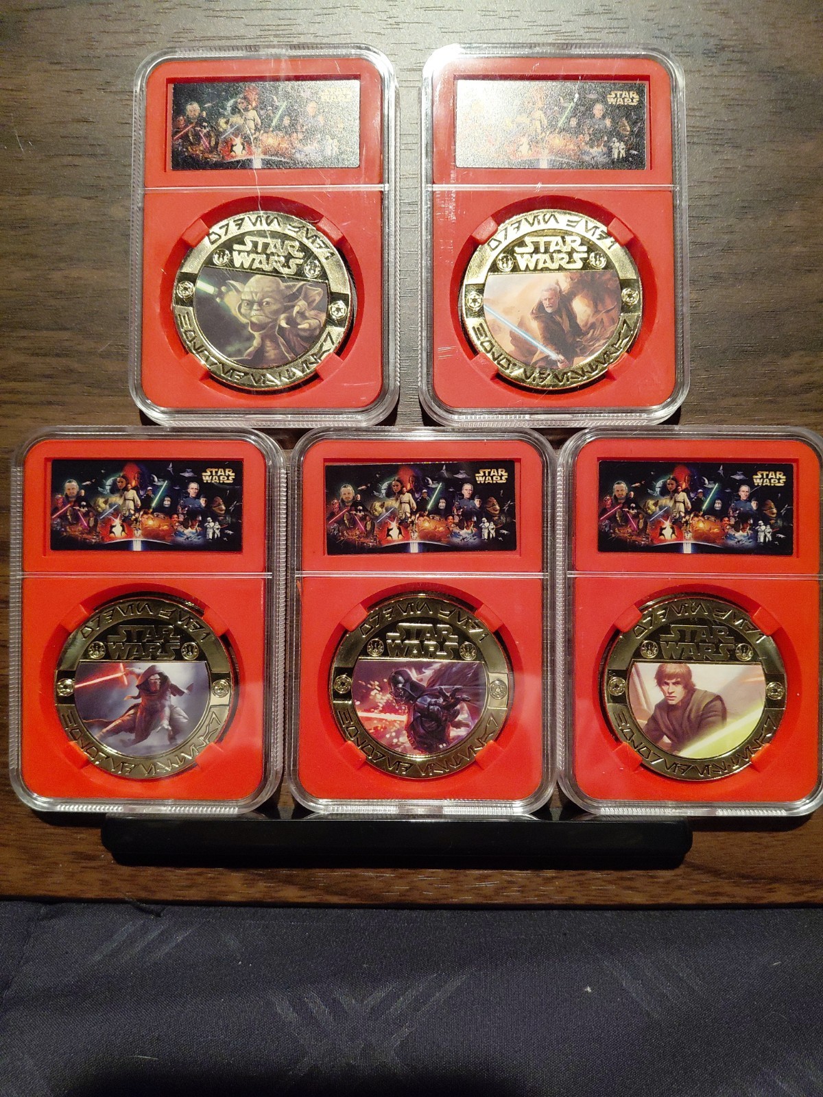 Star Wars Commemorative Coins- All 5 One Low Price 