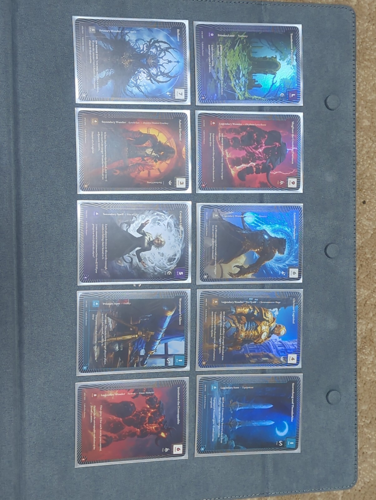 Wonders Of The First Epic Foil Card Lot