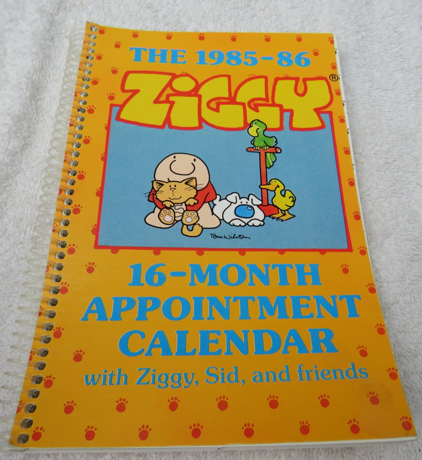Vintage - 1985-86 Ziggy 16-Month Appointment Calendar American Greetings Vintage - 1985-86 Ziggy 16-Month Appointment Calendar American Greetings