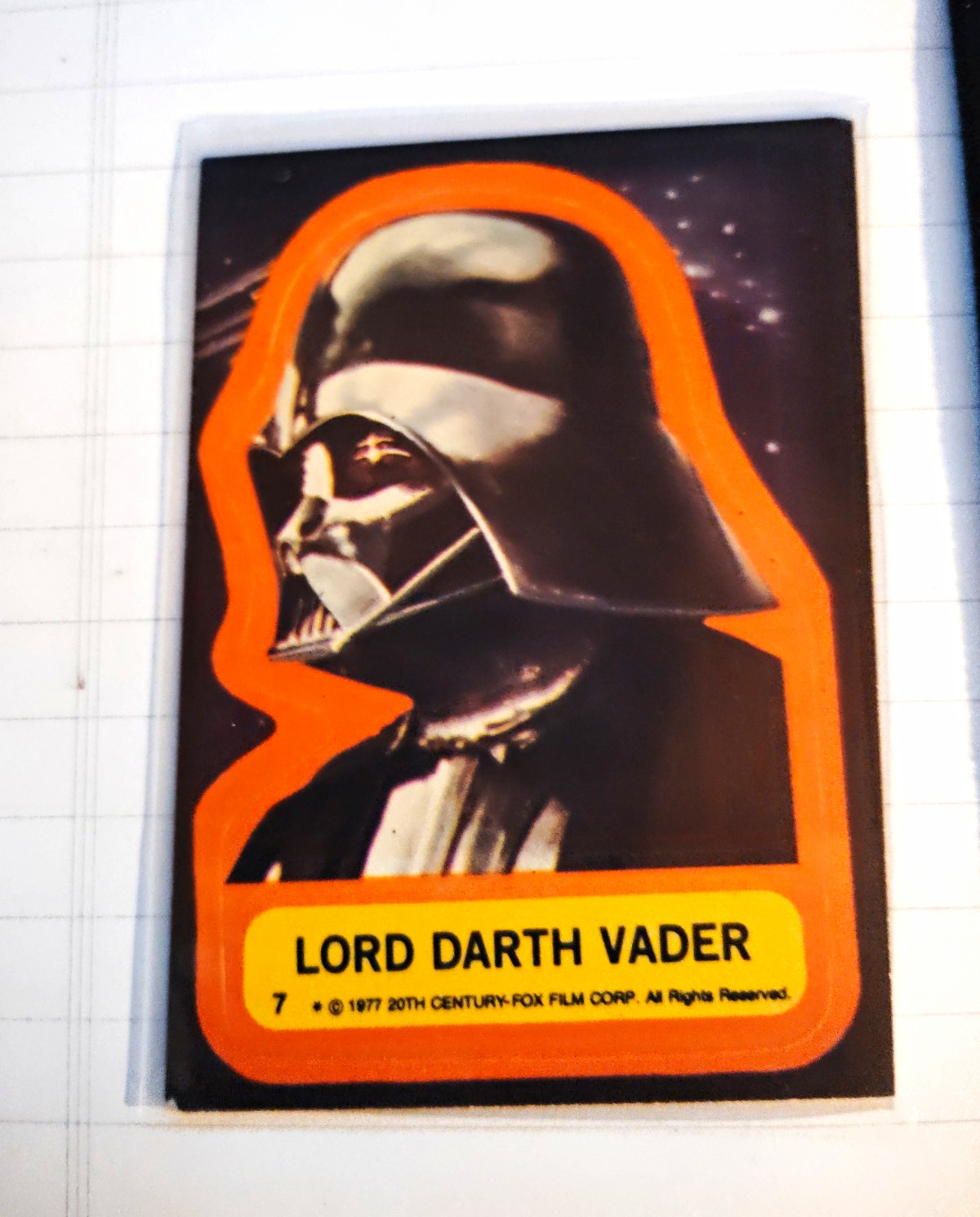 Star Wars Collectible Character Stickers Lot Darth Vader C-3PO R2-D2 Ben
