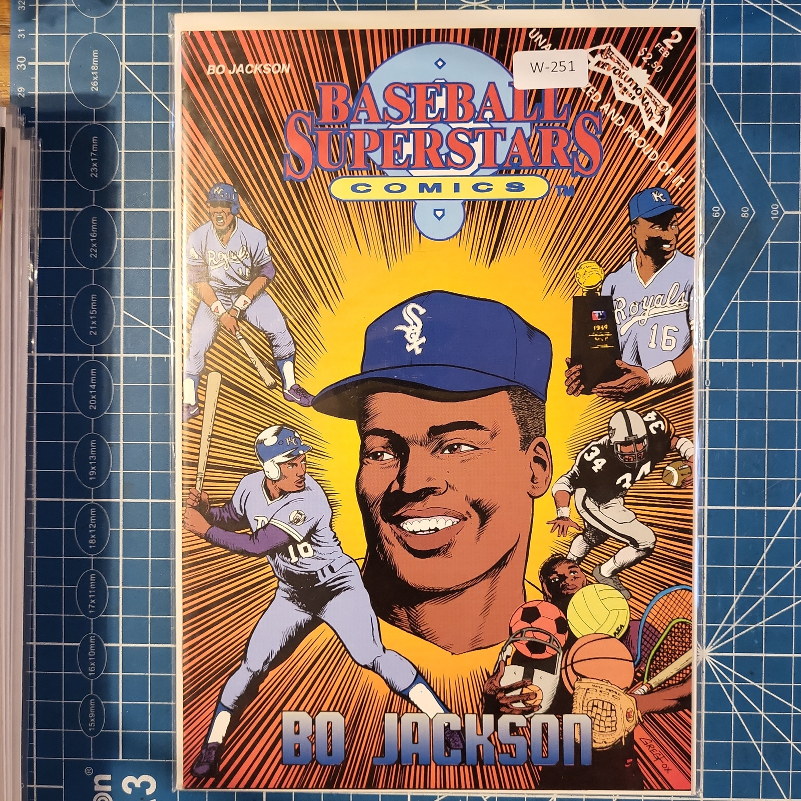 BASEBALL SUPERSTARS COMICS #2 8.0+ REVOLUTIONARY COMIC BOOK W-251