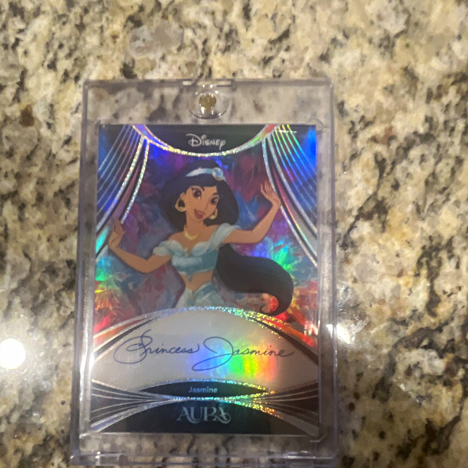 KAKAWOW AURA Disney 2025 Aladdin Princess Jasmine Signature Auto AD-IA-12 /100
