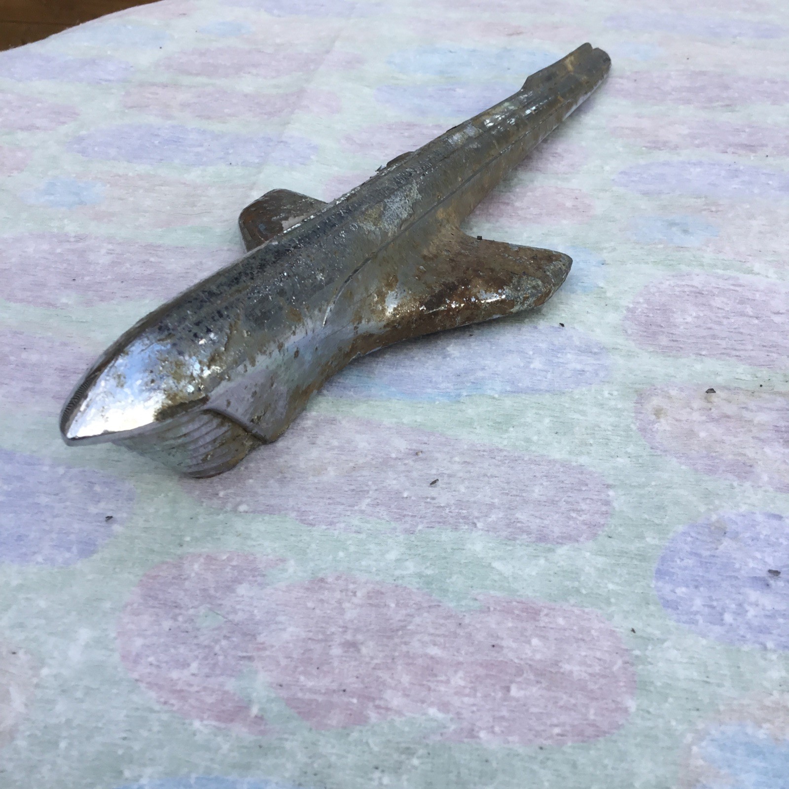 1952 Chevrolet Styleline Chevy Rocket Hood Ornament Emblem 3699491