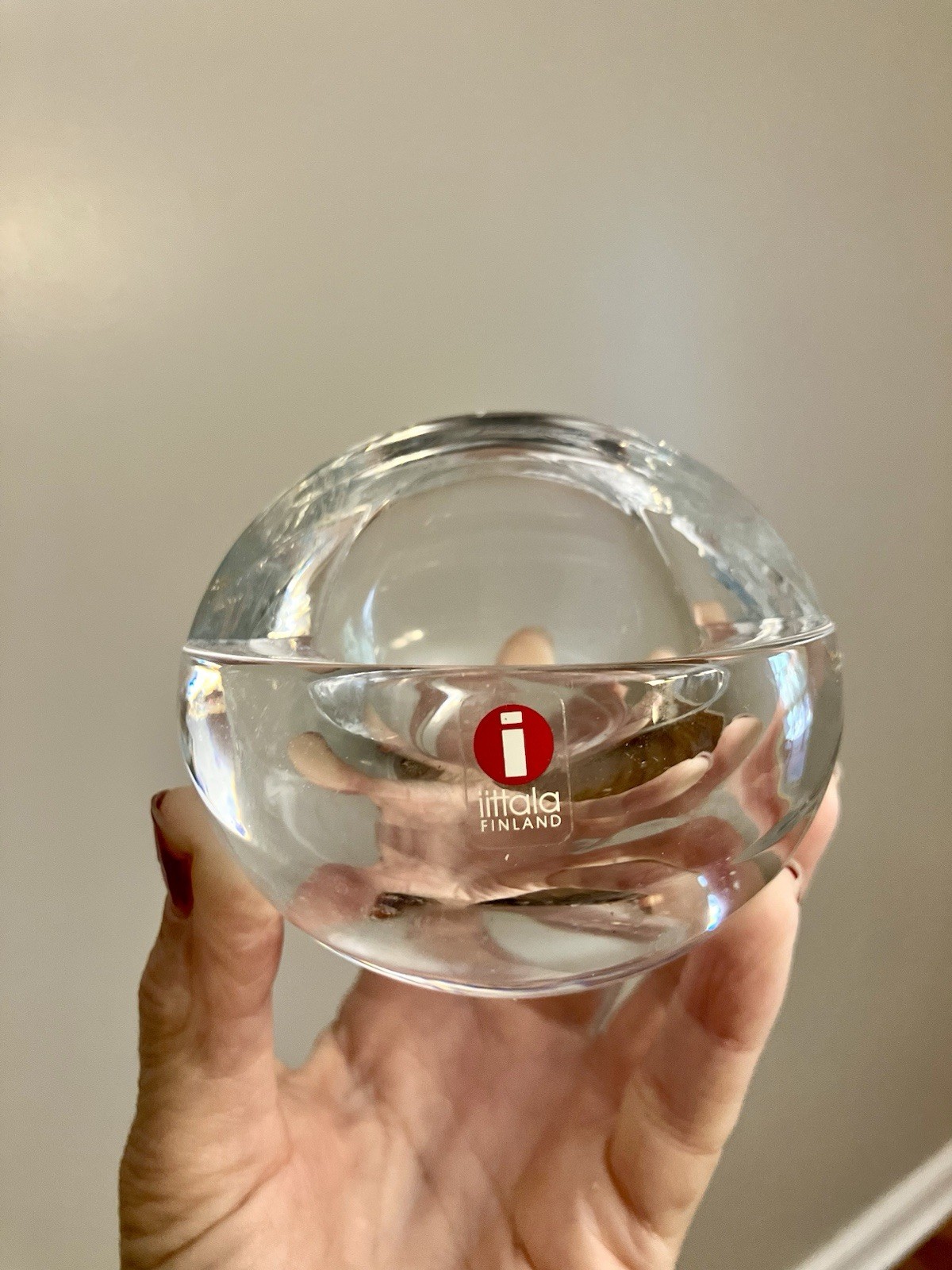 VTG Iittala Tea Light SILMU Design Kaj Blomquist In Finland 1990 ‘s NEW W/ BOX