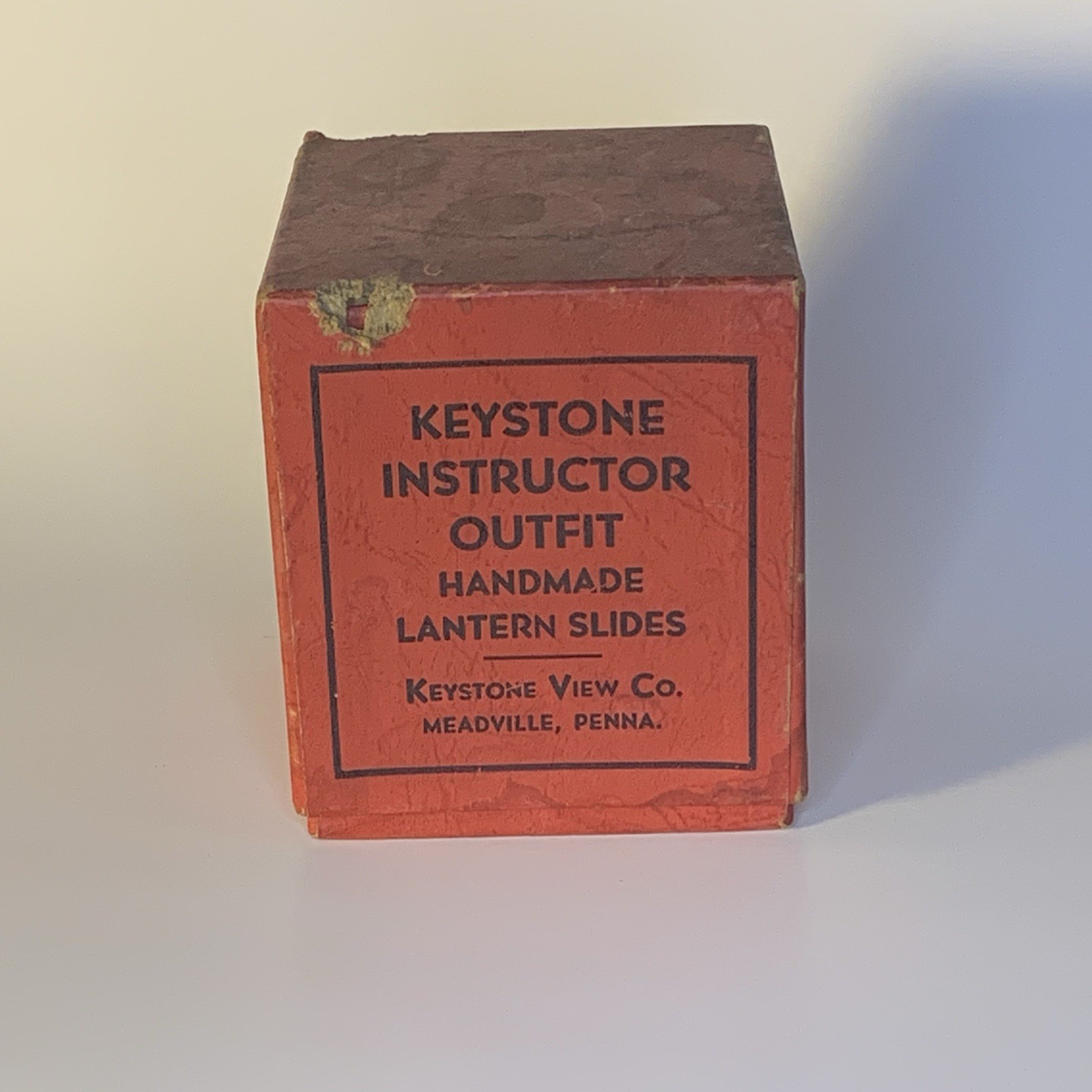 Antique Keystone Magic Lantern Lot of 8 Handmade Native American Slides