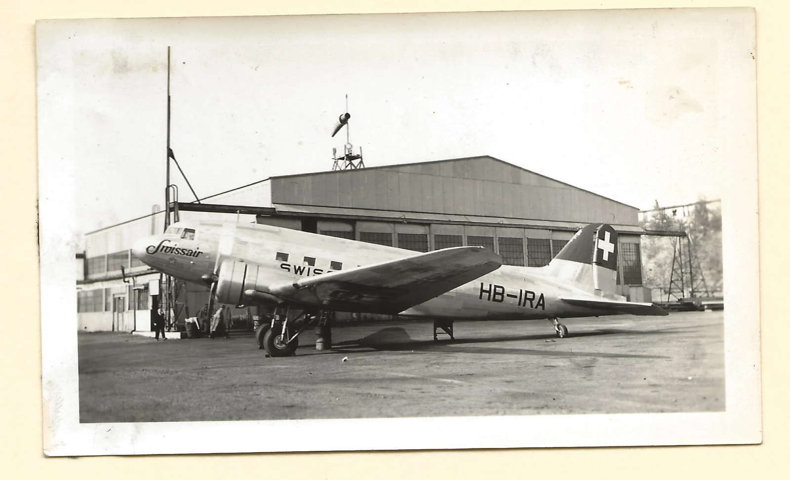 Douglas DC-3 HB-IRA Swissair\'s First DC-3 Original 1930s Airliner Photo