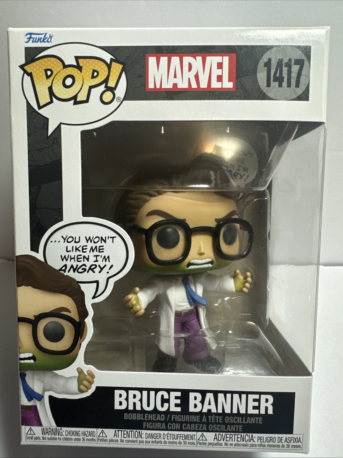 Funko Pop Marvel Bruce Banner 1417