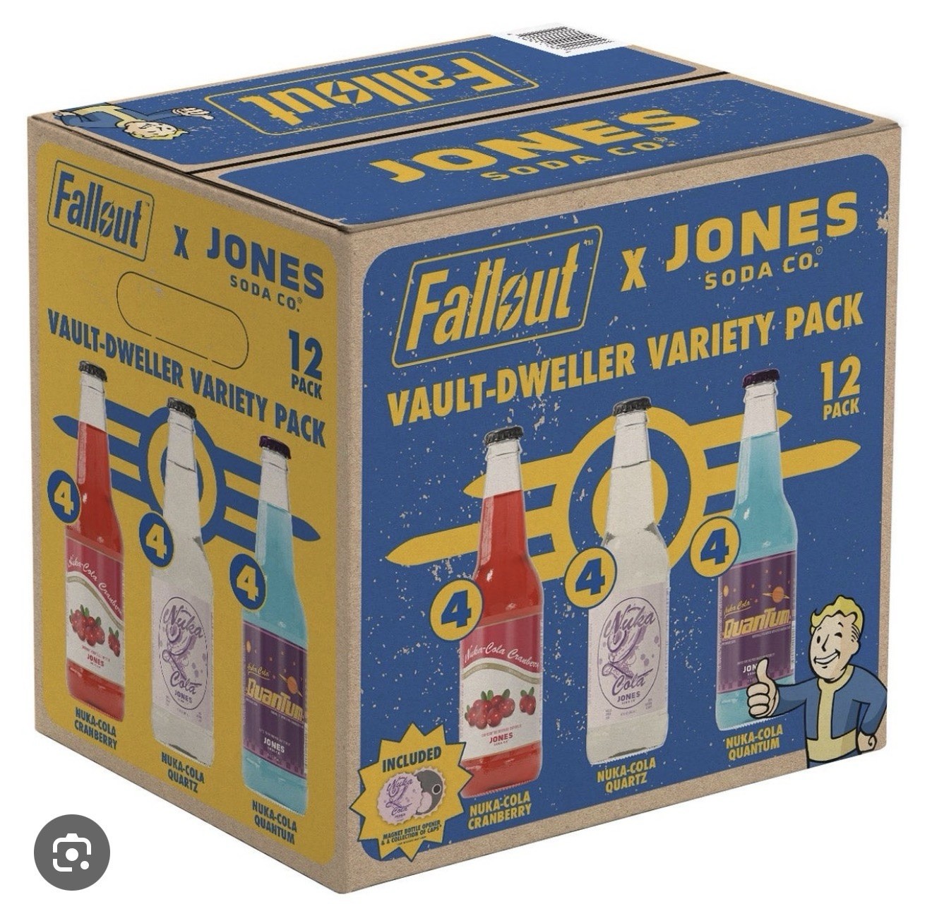 FALLOUT x Jones Soda VAULT DWELLER Variety 12-Pack LIMITED Edition SEALED New