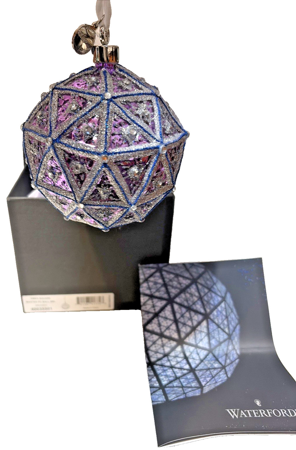 Waterford 2020 Times Square Ball Replica Christmas Ornament w/ Box & Insert READ