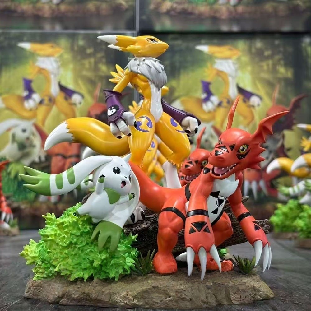 Slash BN Studio Digimon Guilmon Model In Stock Terriermon Youkomon H17cm New