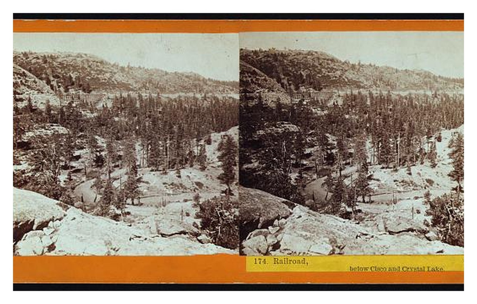 Cisco California Railroad Standard Postcard