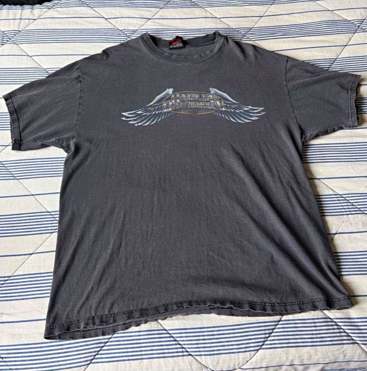 Vintage 90s Harley Davidson  Motorcycles Distressed Faded T-Shirt, Size XL
