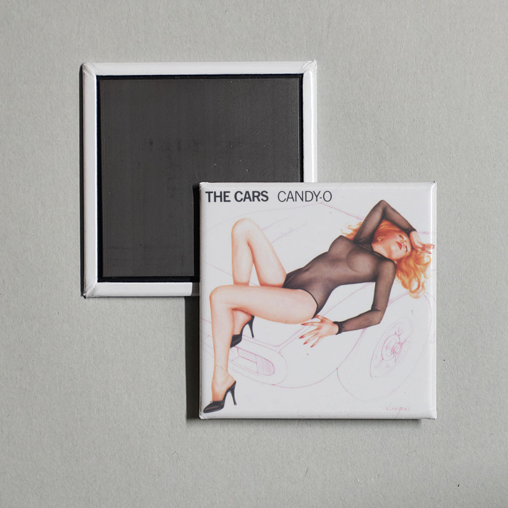 The Cars - Candy-O Album Cover Locker Fridge Magnet The Cars - Candy-O Album Cover Locker Fridge Magnet