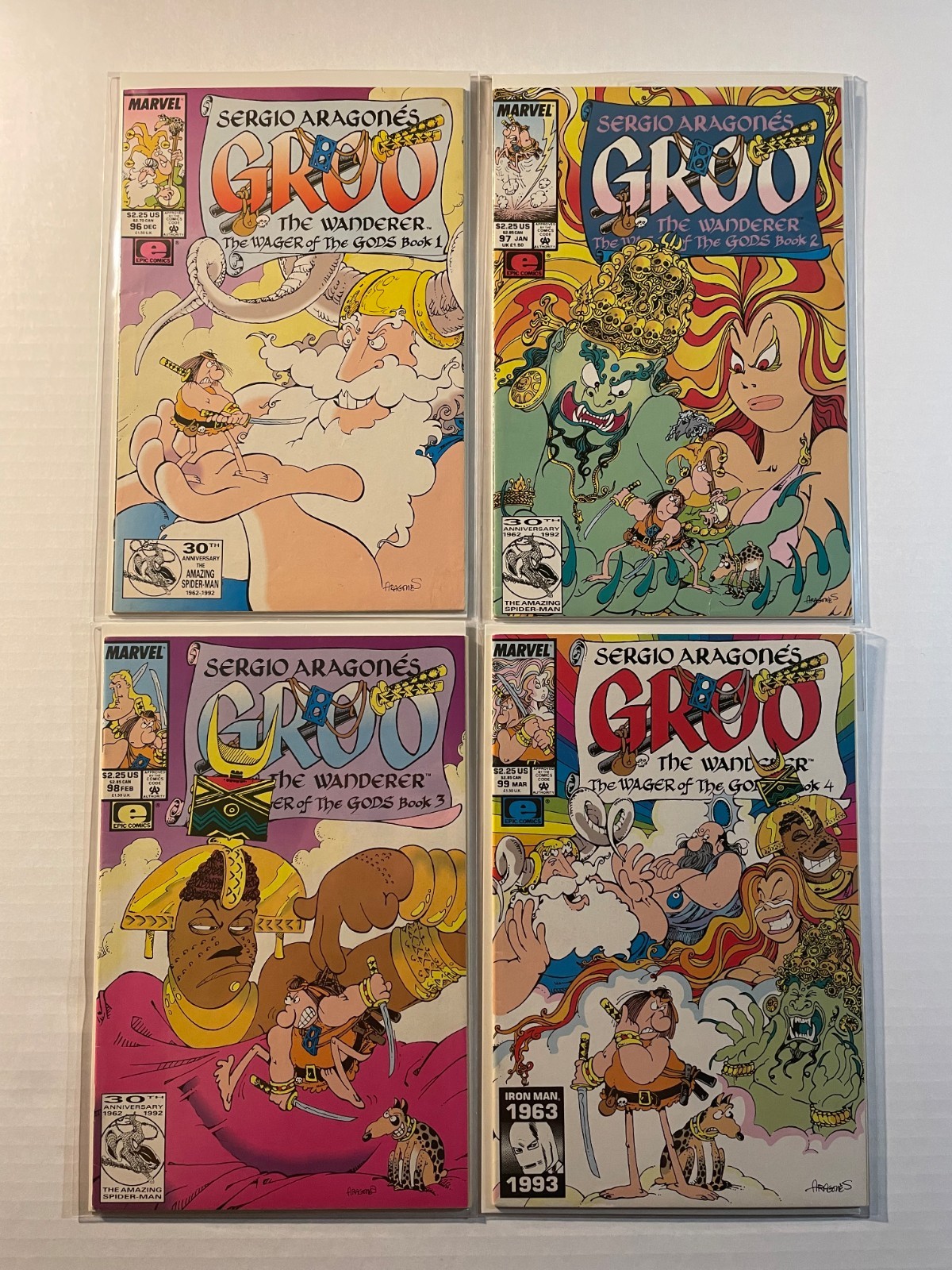 Groo The Wanderer- The Wager Of The Gods-Marvel/Epic Issues #96-99