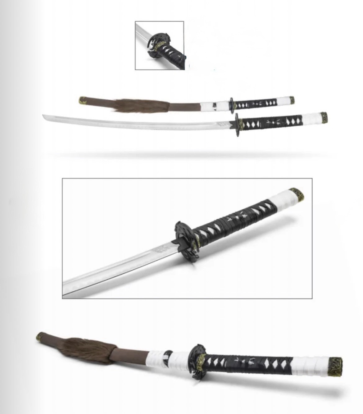 Atsu’s Wolf Blade Katana Ghost Of Yotei Katana Sword Metal & Sheath 38”Full Size Atsu’s Wolf Blade Katana Ghost Of Yotei Katana Sword Metal & Sheath 38”Full Size