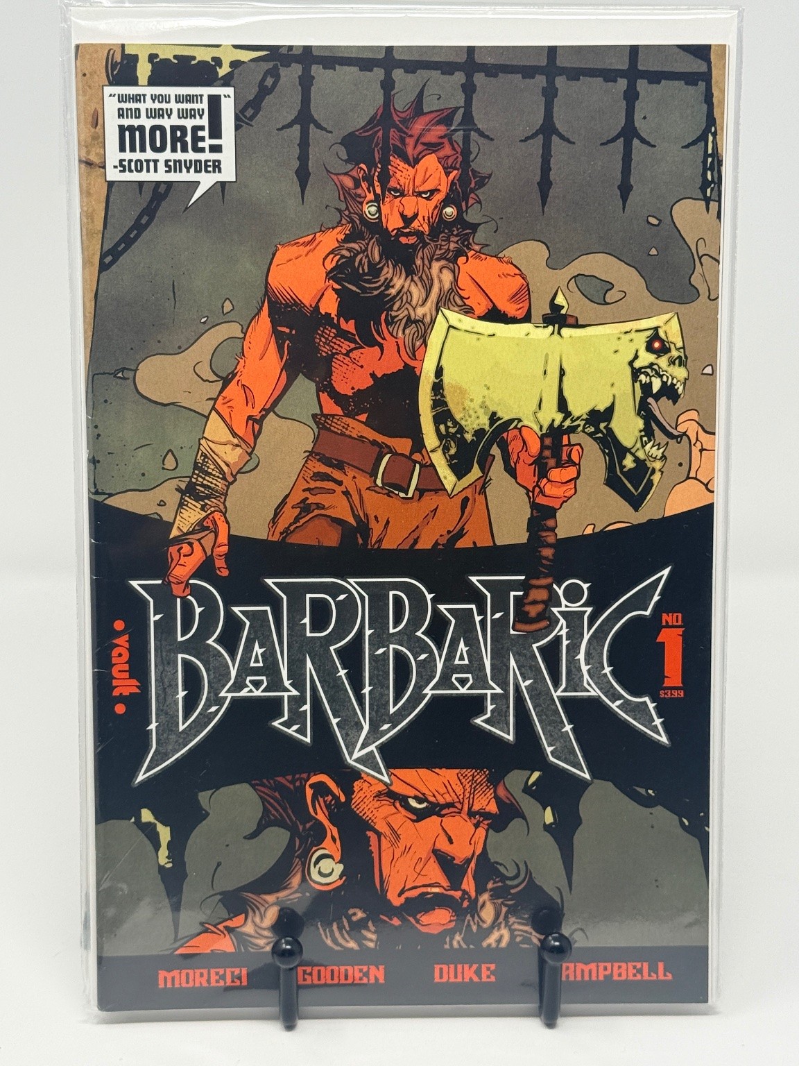 Barbaric #1 Vault Comics Modern Age Moreci Gooden