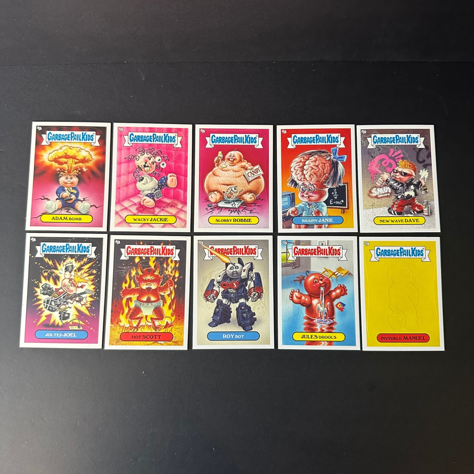 2013 GARBAGE PAIL KIDS BRAND NEW SERIES BNS 2 GLOW IN THE DARK SET 10/10 CARD CS