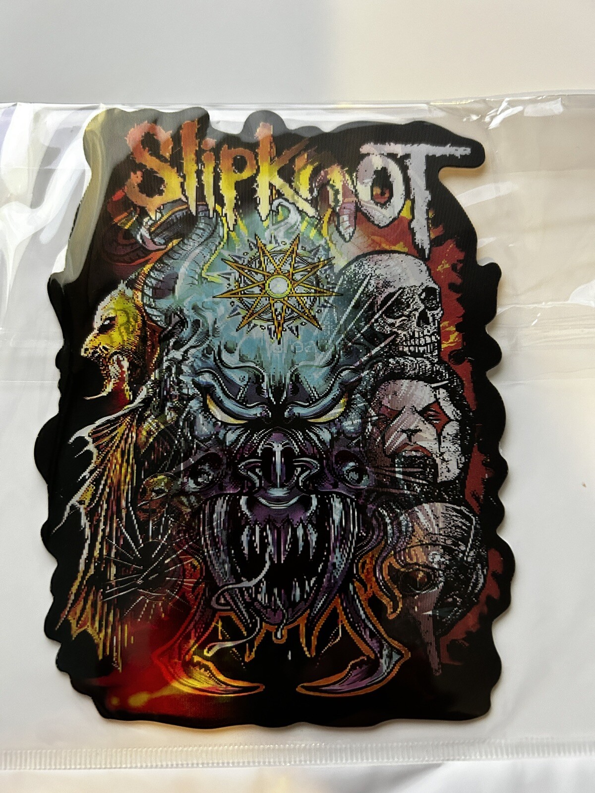 New Slipknot 3D  Holographic Motion Sticker Decal 5 Inch