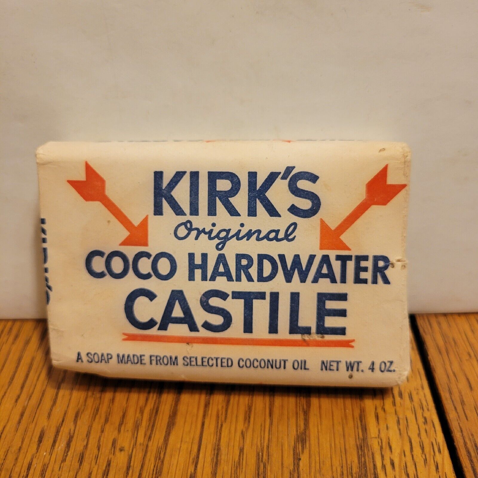 Vintage KIRK\'S Coco Hard Water Castile Coconut Oil Soap Sealed  NOS