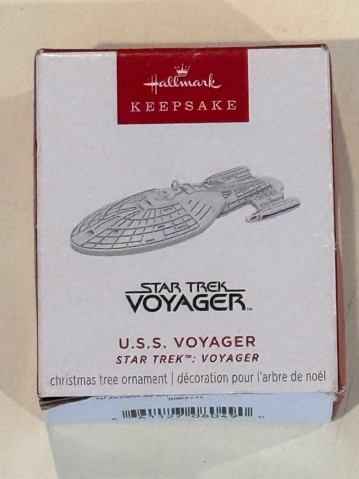 Hallmark 2025 Star Trek U.S.S. Voyager Miniature Christmas Ornament Mini New