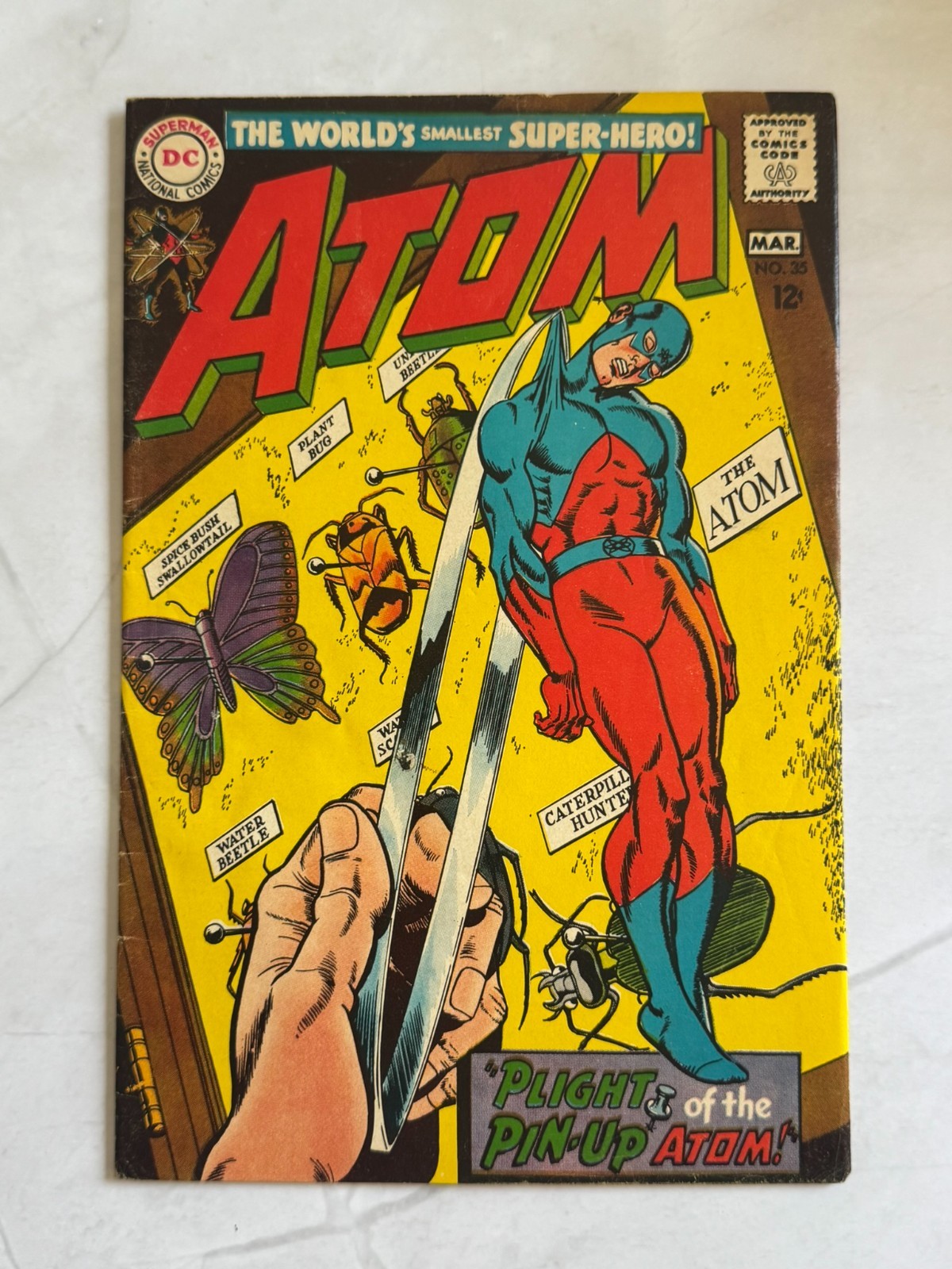 The Atom #35 Silver Age Superhero Vintage DC Comic 1968