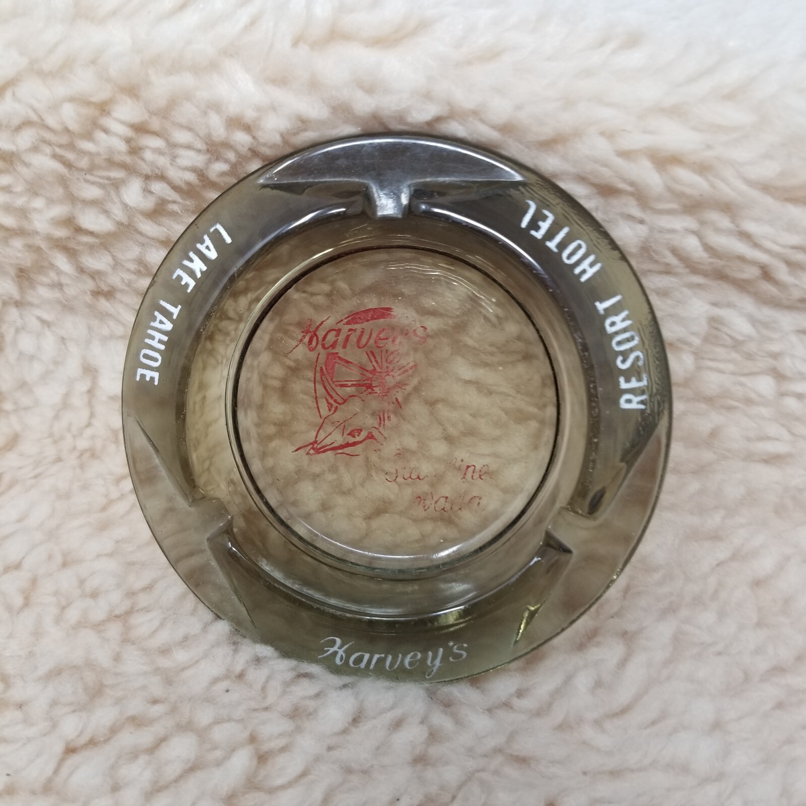 VTG Harvey\'s Lake Tahoe Resort Hotel Ashtray See Pics