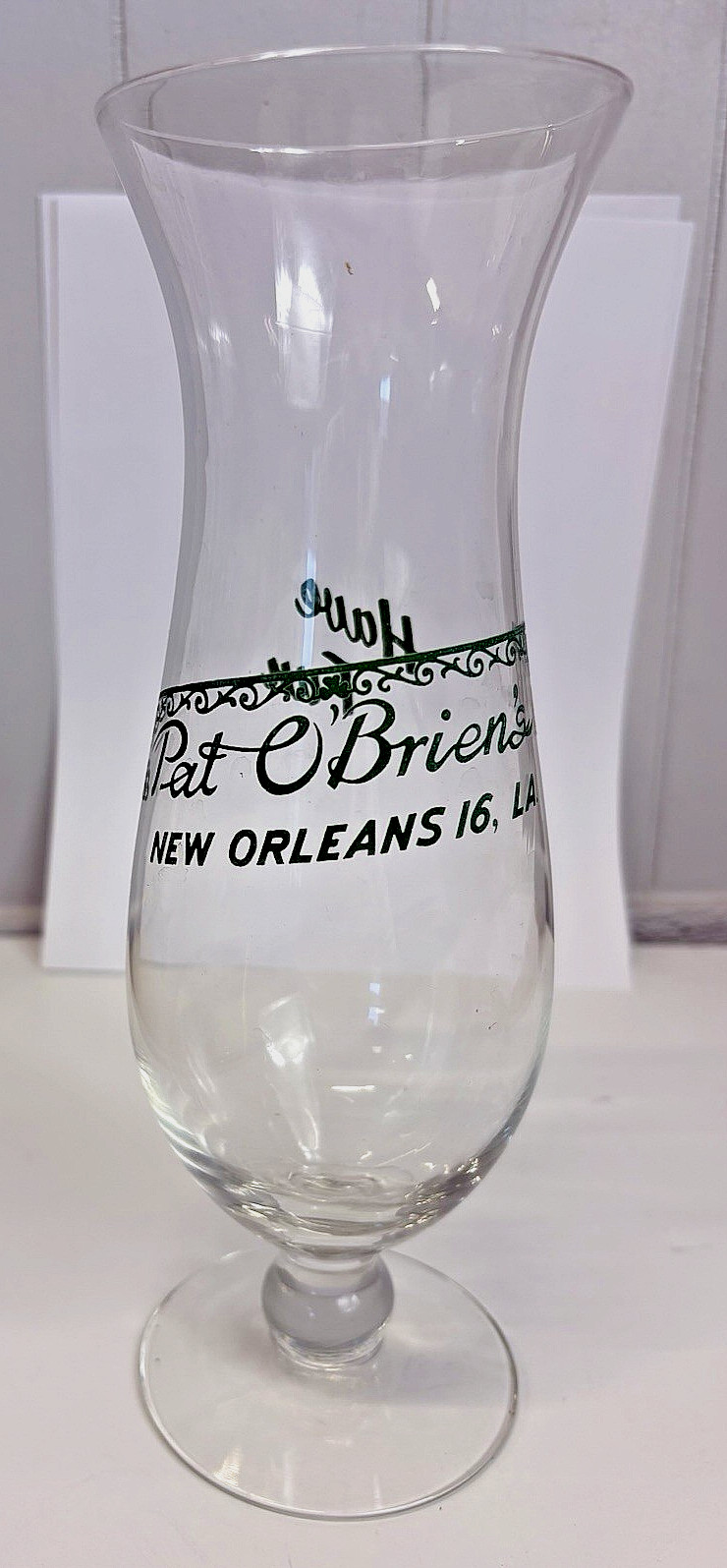 Pat O\'Briens Hurricane Glass 