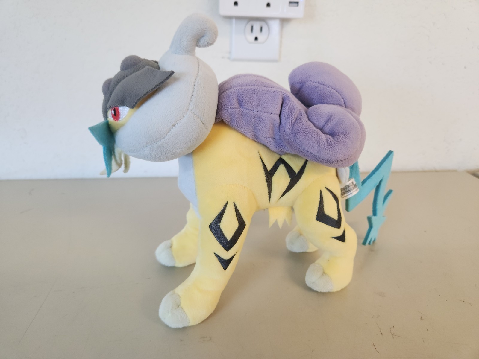 Pokemon ALL STAR COLLECTION Raikou Plush Toy S Size PP62 San-ei Authentic