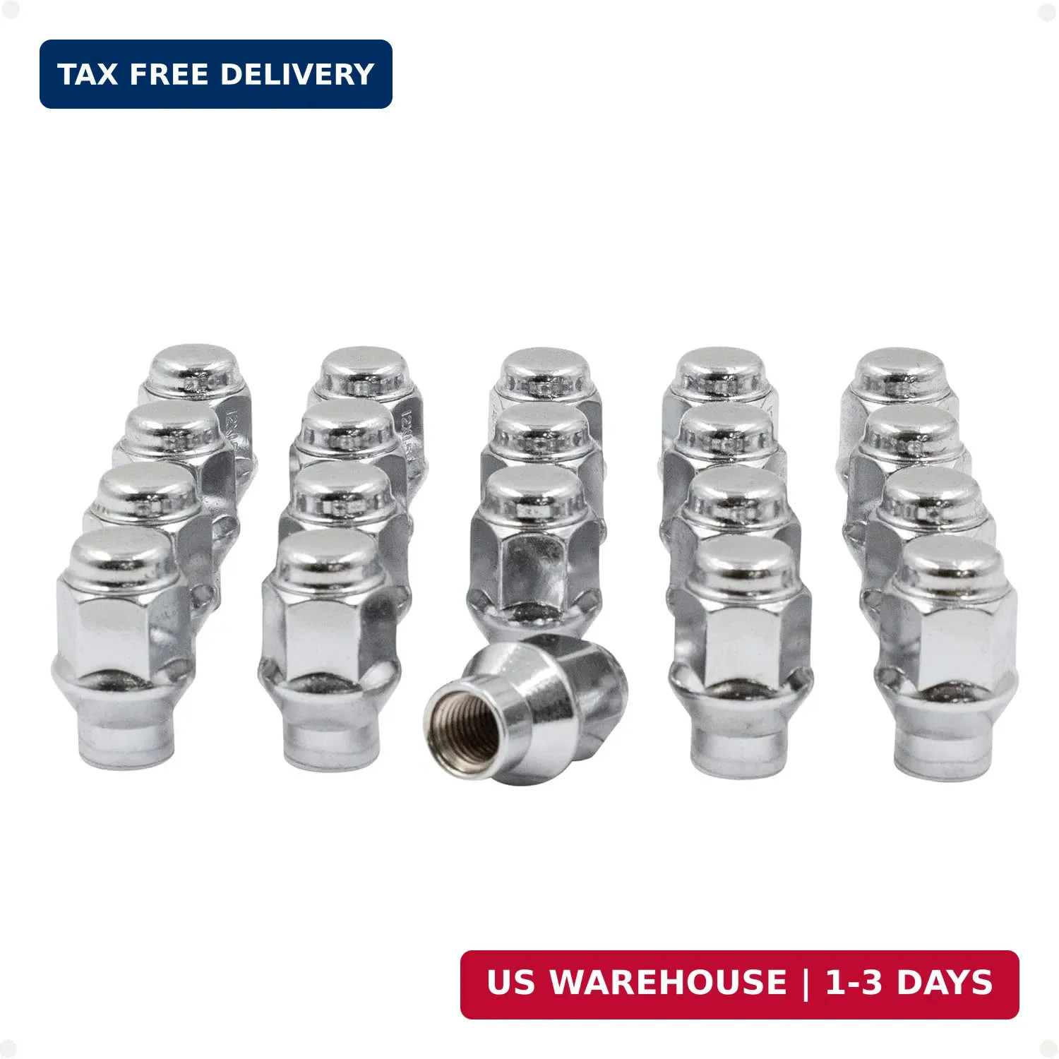 20 Pcs M12x1.25 12x1.25 Thread ET Bulge Acorn (Extra Thread) 1.42\