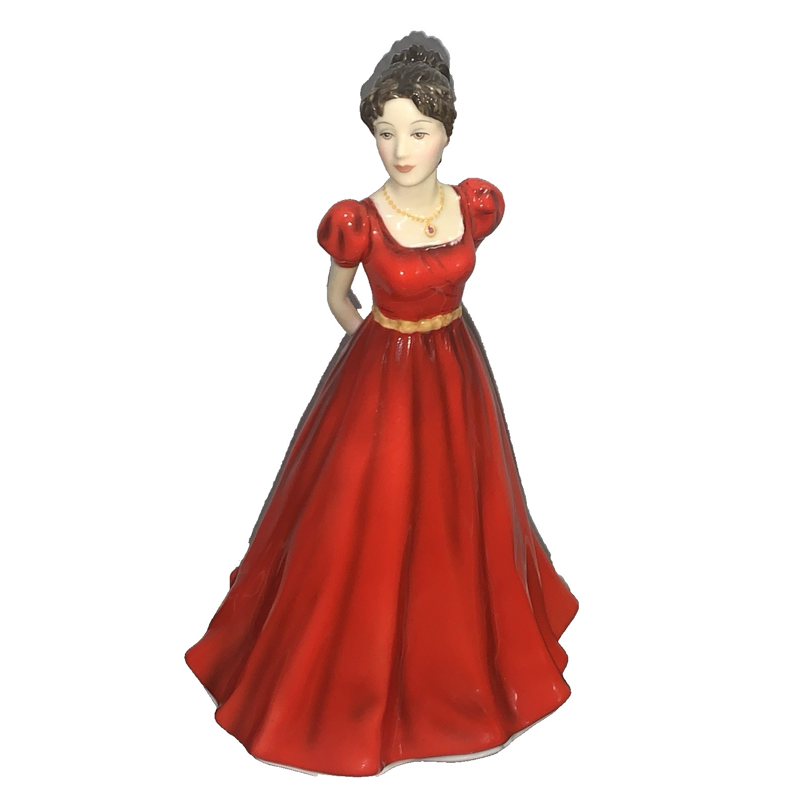 Royal Doulton HN 5730 Ellie Figure Girl Red Dress Gown 200 Years No Eleanor 2014 Royal Doulton HN 5730 Ellie Figure Girl Red Dress Gown 200 Years No Eleanor 2014