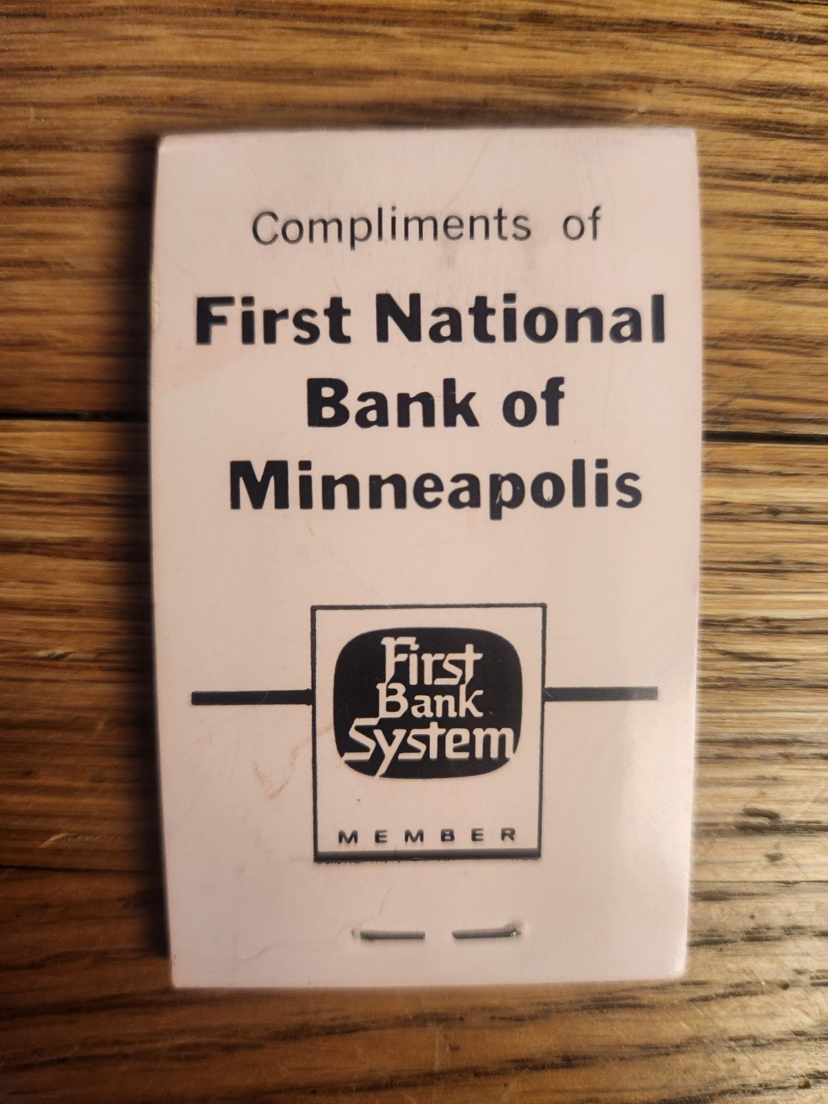 Vintage 1st National Bank of Minneapolis Advertising Sewing Repair Kit *UNUSED*
