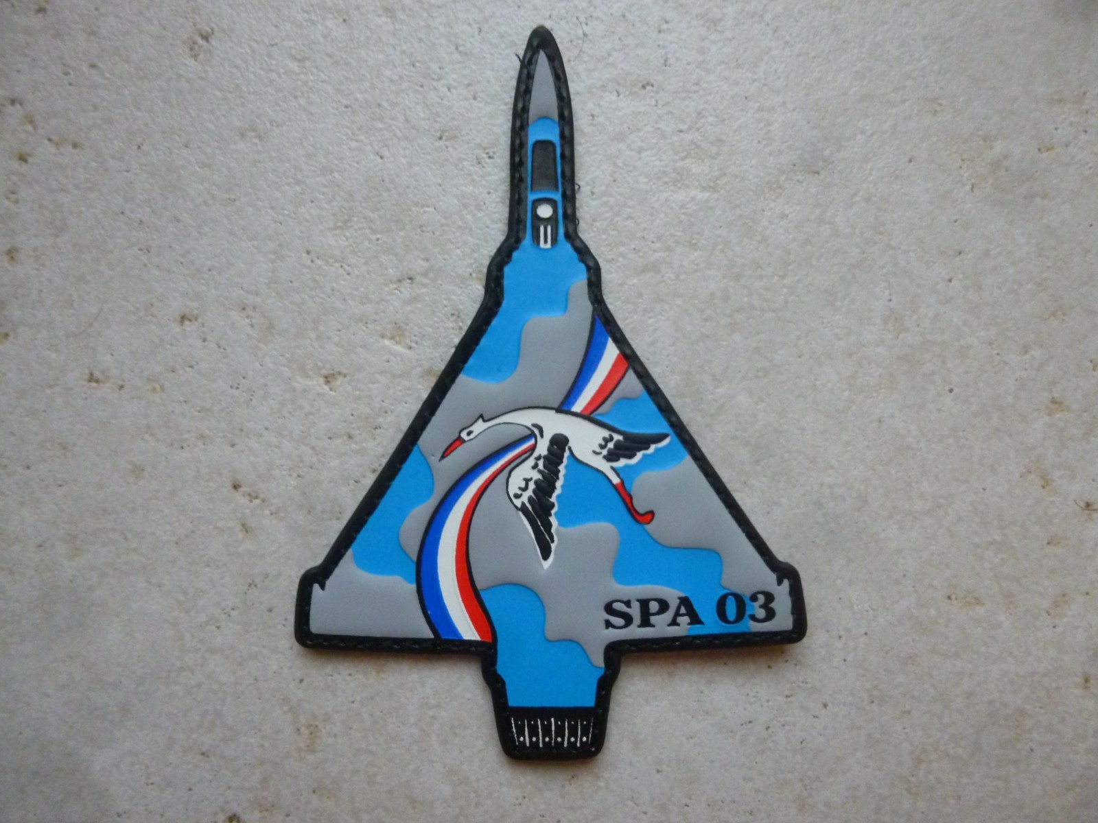Mirage Patch 2000 PVC 2026 SPA 03 Army Air Squadron Hunting 1/2 Storks