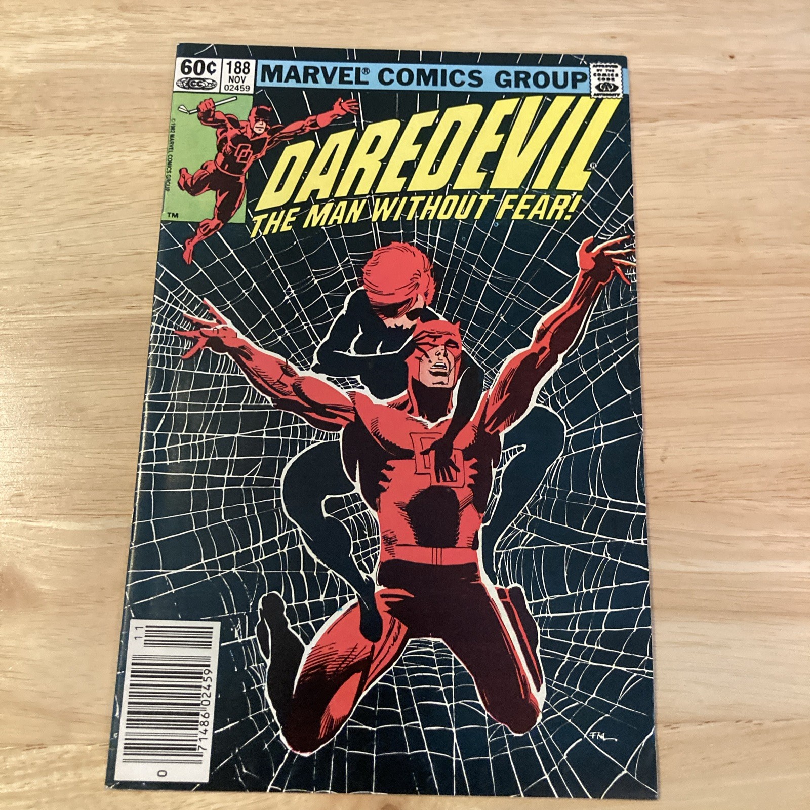 Daredevil #188 Black Widow. “Widows Bite”. Frank Miller Marvel 1982