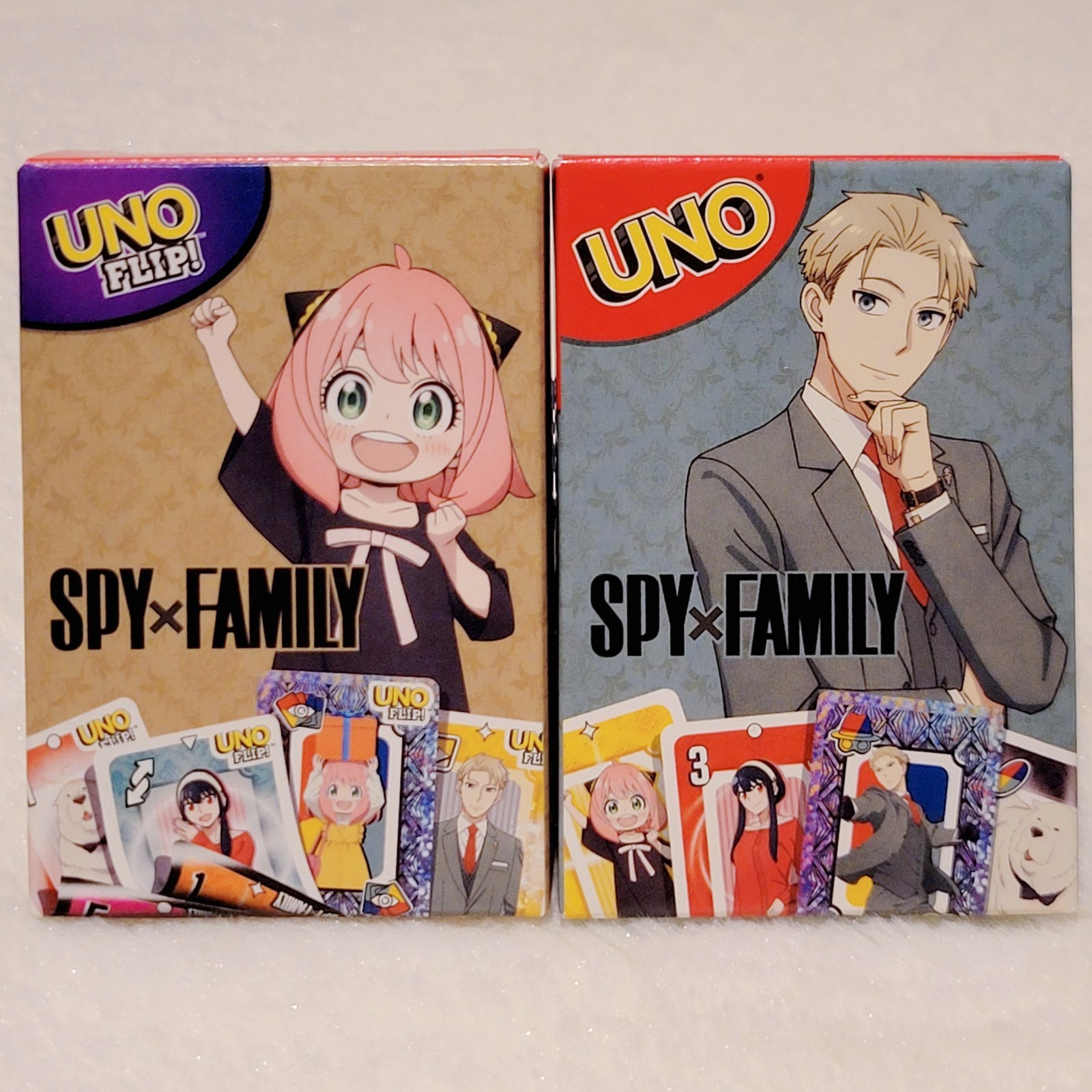 Mcdonalds CANADA Spy X Family Uno Flip Cards Anya Loid Forger Happy Meal Toy SET