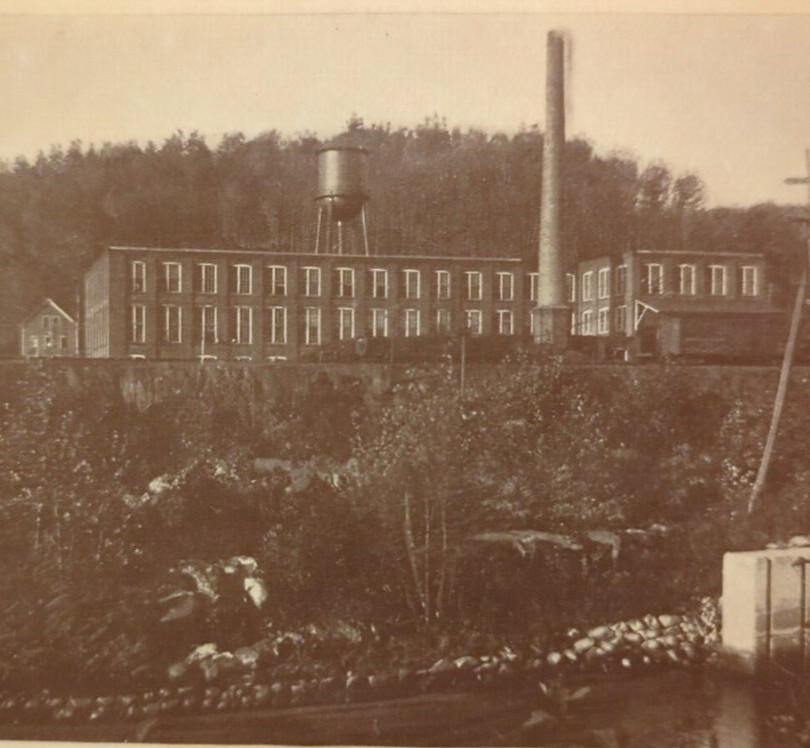 Erving Mills Erving MA Massachusetts Panoramic View Antique Postcard 1922