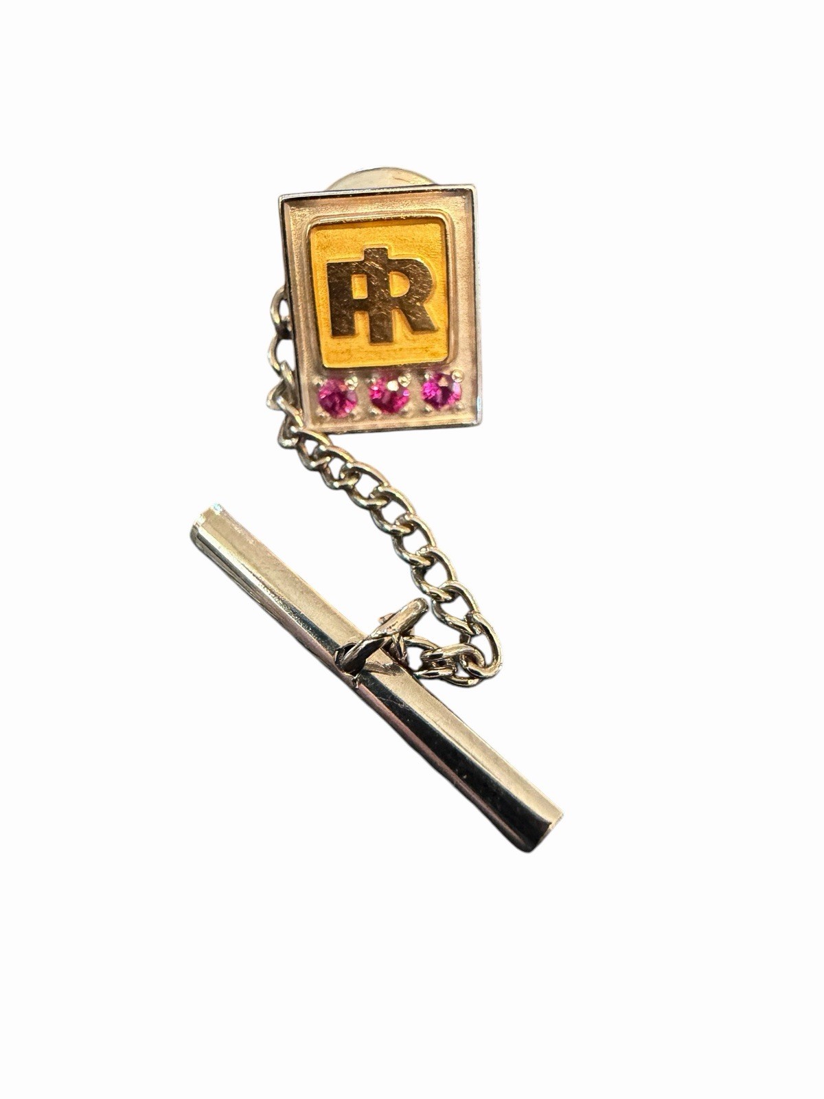 Vtg 1/10 10K Gold IR (Ingersoll Rand) Service/Employee/Award Tie Tack PIN 15 YRS