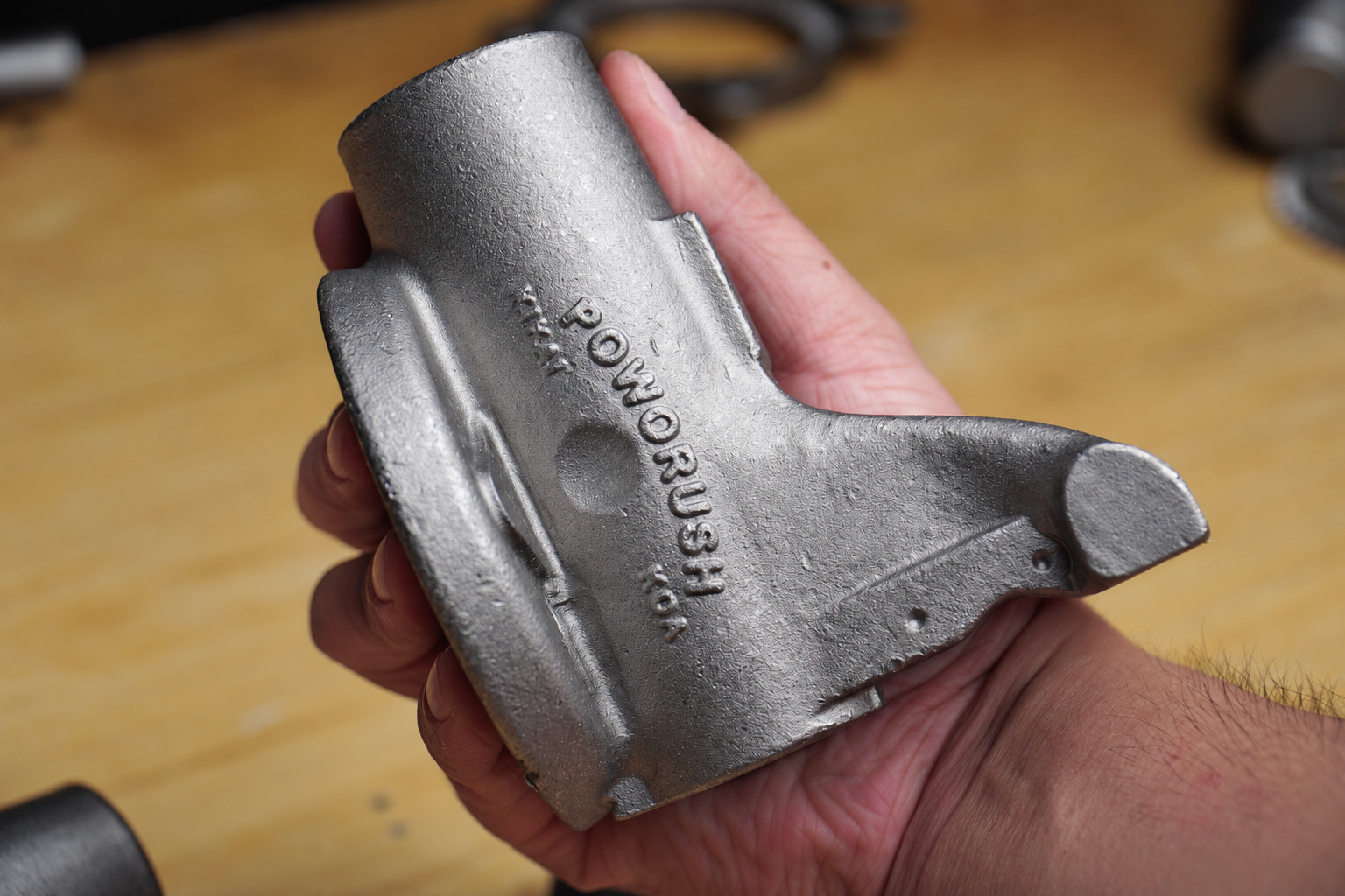 Wilton style Poworush KikaiKOA-Style 2″ Bench Vise — Unmachined Casting Blank