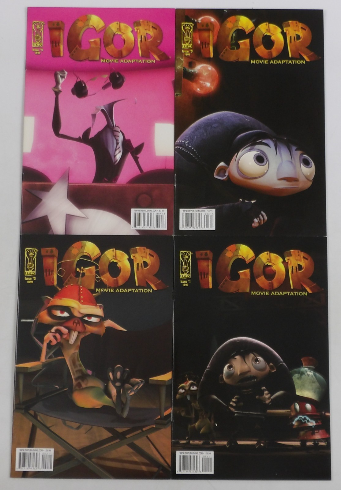 Igor Movie Adaptation #1-4 VF/NM complete series Barbara Kesel set lot 2 3
