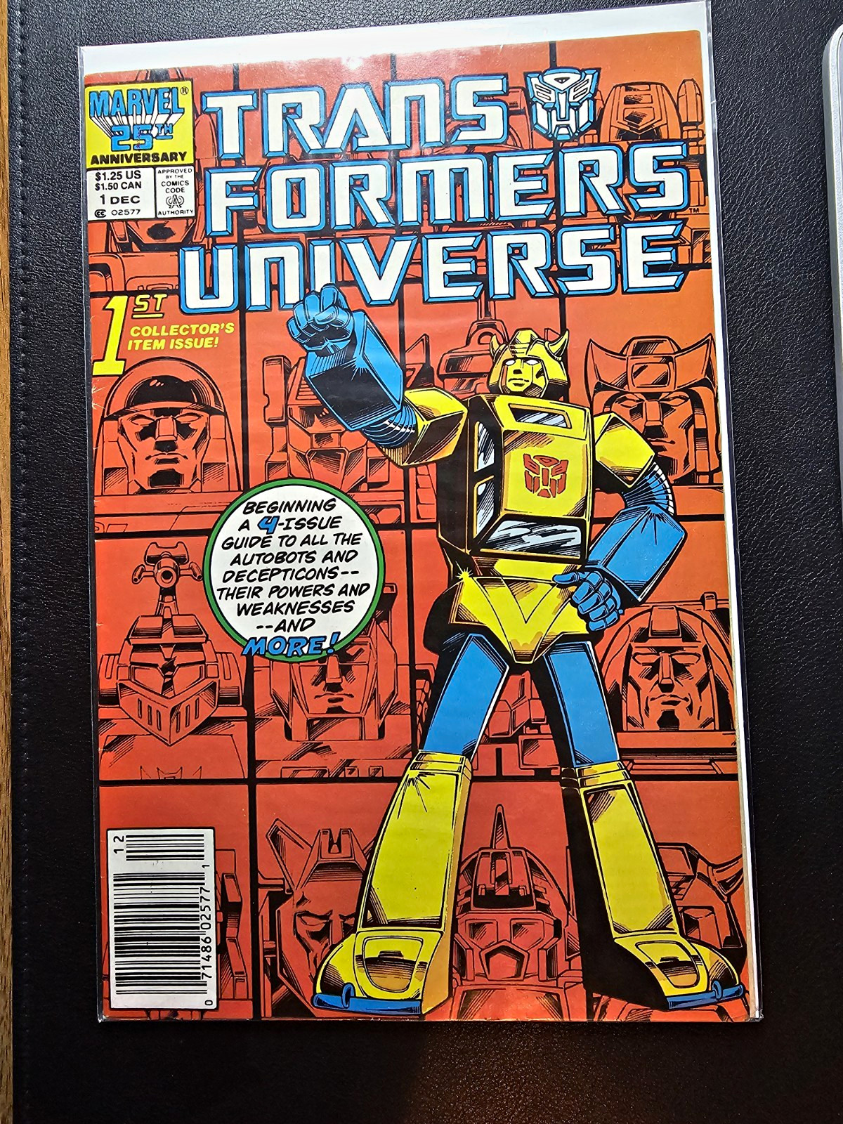 Marvel Transformers Universe #1 (1986) Simon Furman Bumblebee