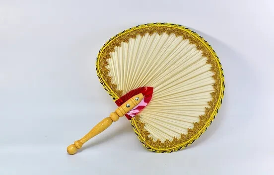 Monk Hand Fan Best quality Handmade Buddhist  Watapath (වටා පත්) Normal