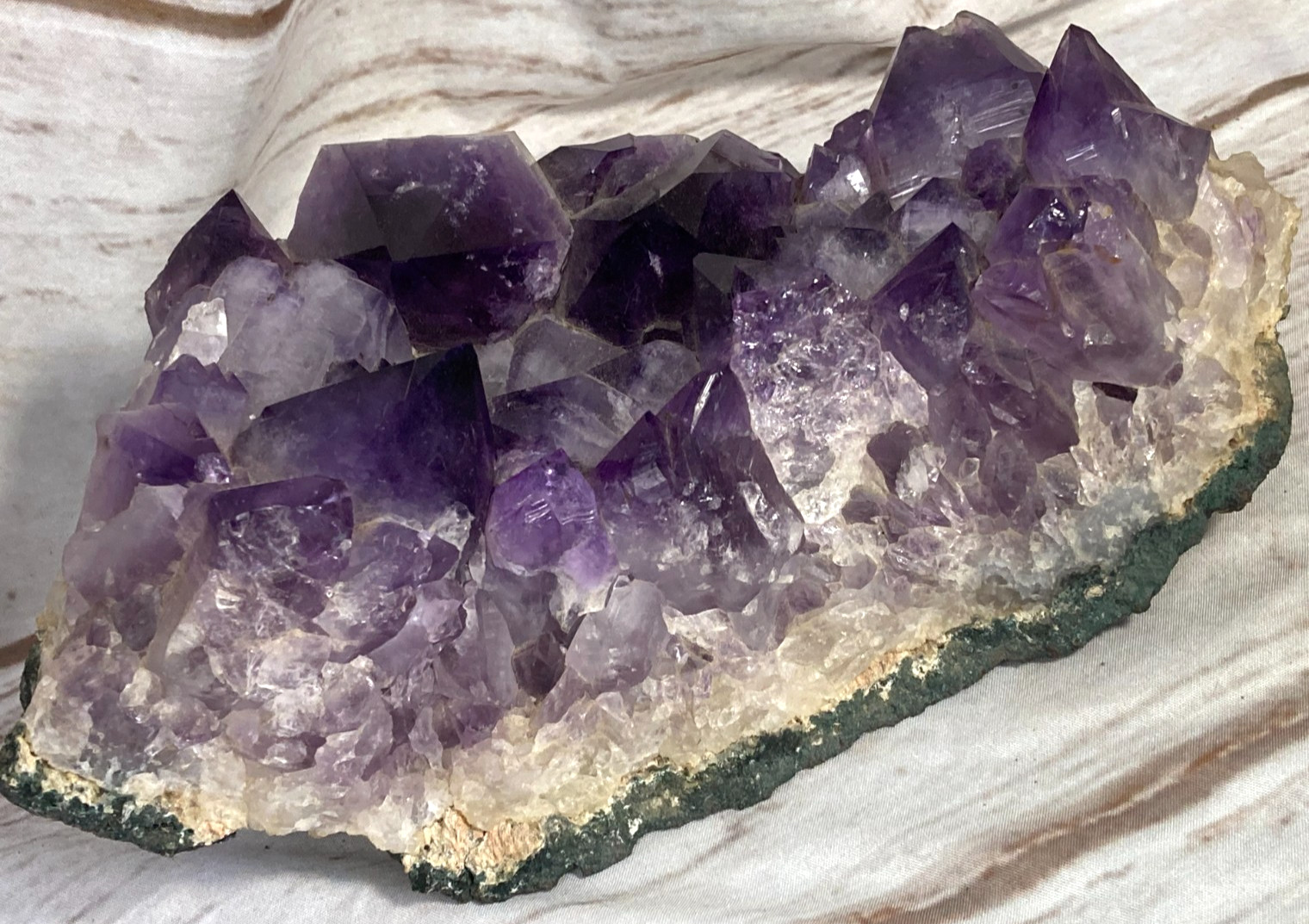 Large Amethyst Crystal Cluster 9x5x4 over 6 lb A817