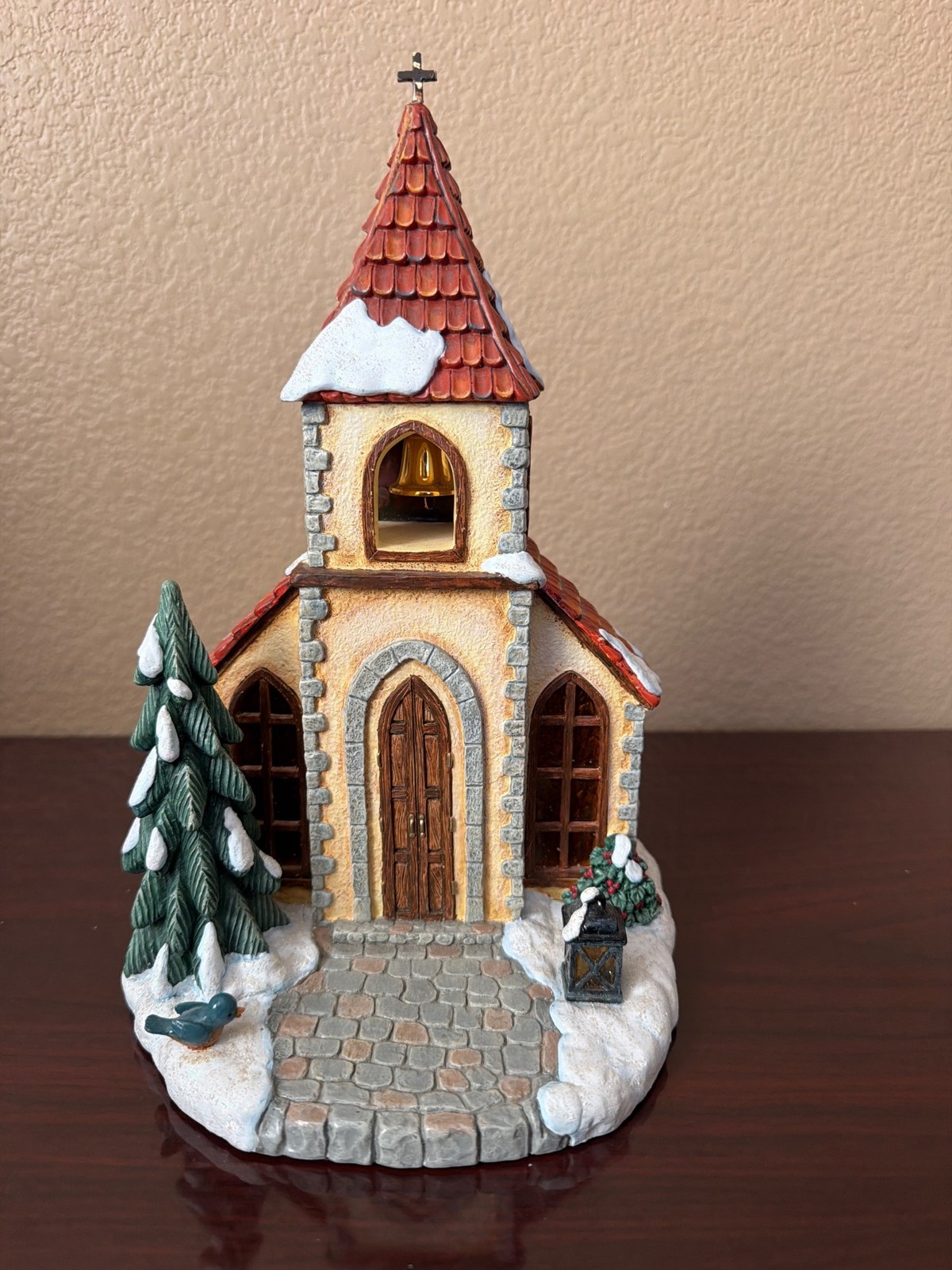 GOEBEL HUMMEL Caroling Chapel Hummelscape Lighted Musical Church 2008