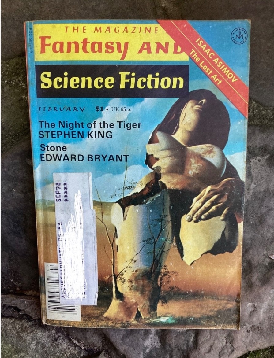 Original February 1978 Stephen King Fantasy & Sci-Fi Magazine 162-pages