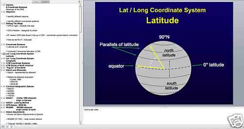 58 page Datum DATUMS GPS COORDINATES Presentation on CD