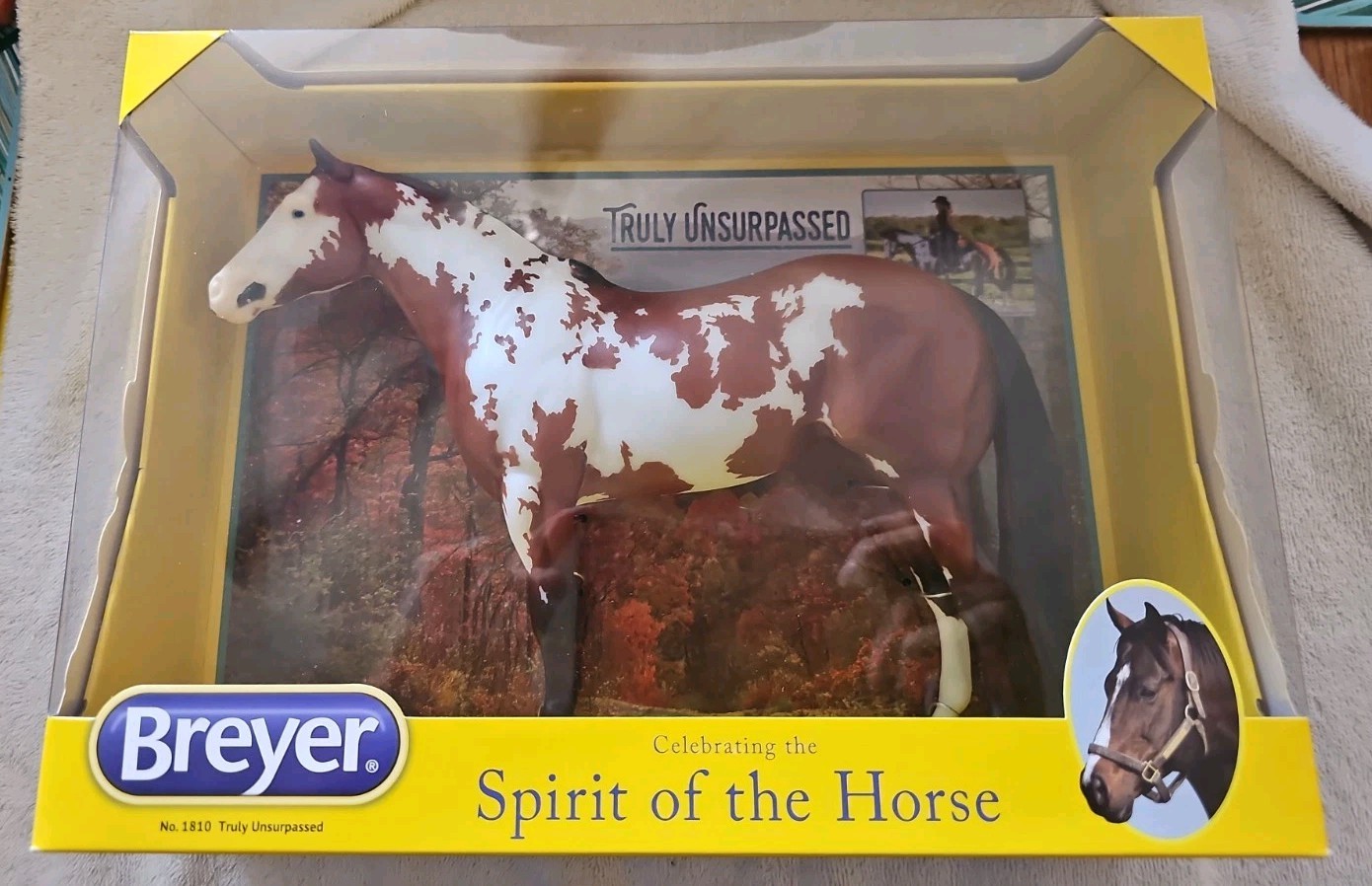 Breyer NEW Truly Unsurpassed 1810 Pinto Lady Phase Traditional Model Horse NIB Breyer NEW Truly Unsurpassed 1810 Pinto Lady Phase Traditional Model Horse NIB
