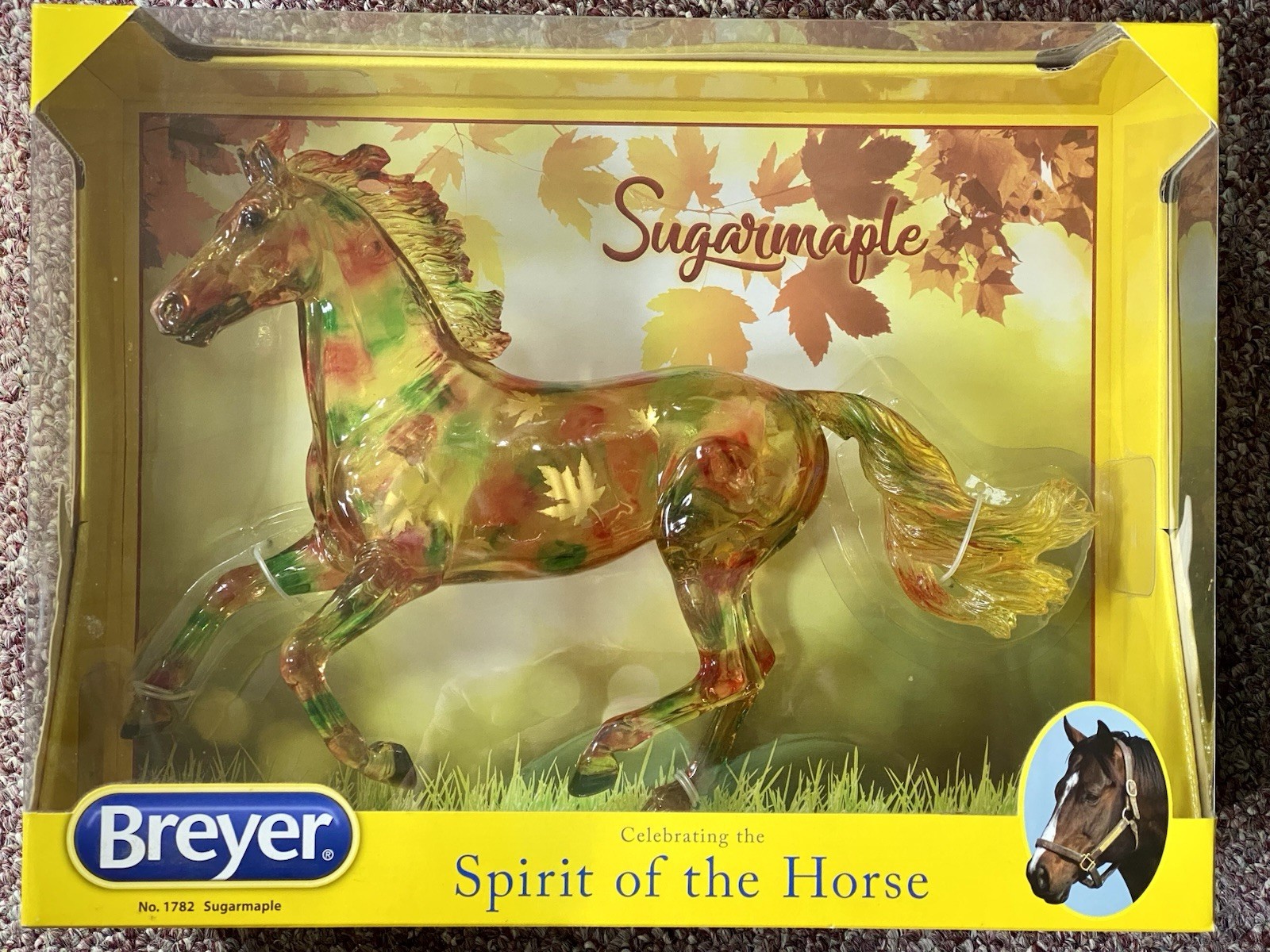 New Breyer Horse #1782 Sugarmaple Fall Decorator Show Jumper Warmblood Clearware