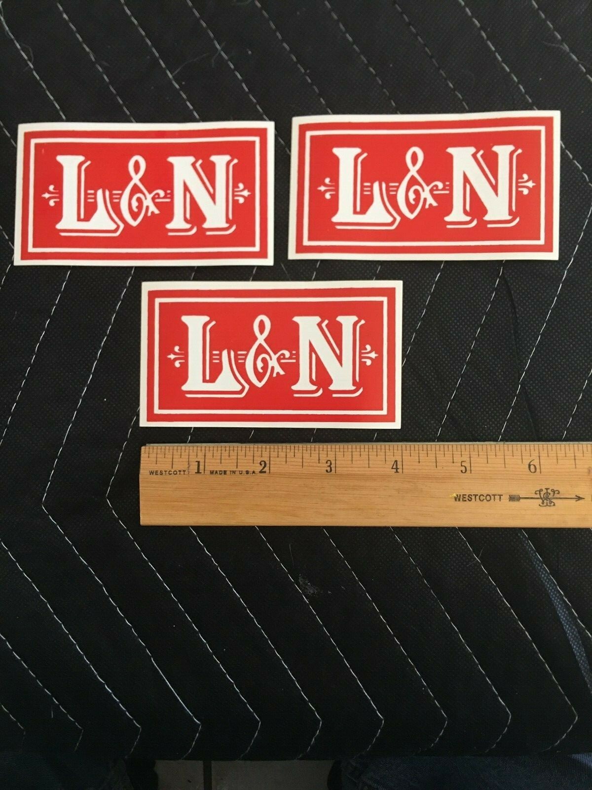 Railroad Decals (3)- LOUISVILLE & NASHVILLE (L&N)-  from USA