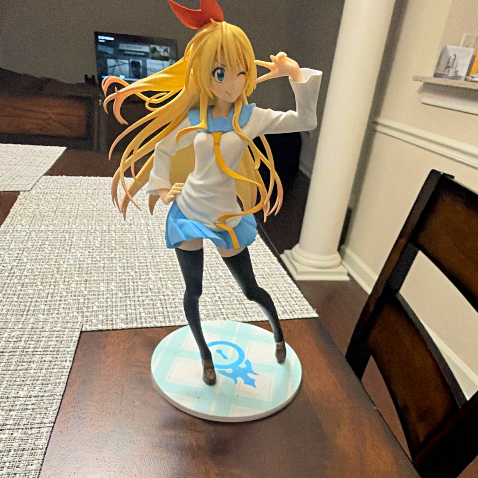 Max Factory Chitoge Kirisaki 1/7 Scale – Nisekoi – Used, No Box, Lock Heart Base